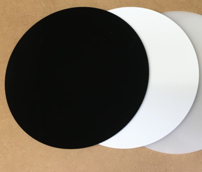 PMMA Acrylglas PLEXIGLAS  weiß 3mm + 5mm Runde Platte Runde Kreise D- 50mm-550mm