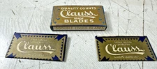 Vintage Razor Blade CLAUSS Old - RARE- Two Wrapped Blades