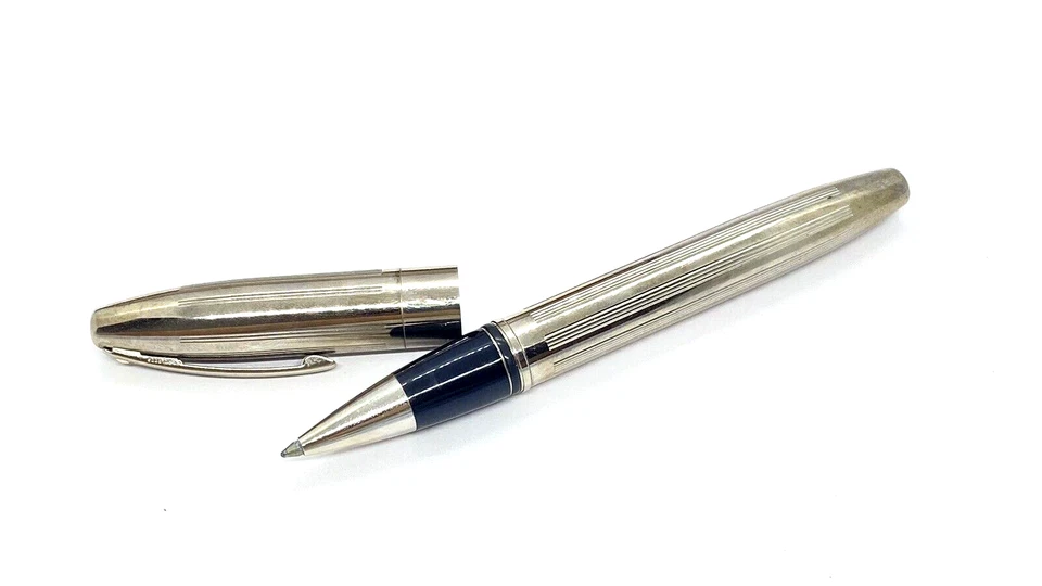 BOLÍGRAFO SHEAFFER LEGACY Heritage en placa de paladio en caja hecho en ee. uu. Foto 2 de 4