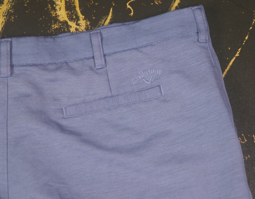 CALLAWAY GOLF REGULAR FIT MENS POLYESTER 4 POCKETS SHORTS SZ 40 SLATE BLUE - Picture 2 of 5