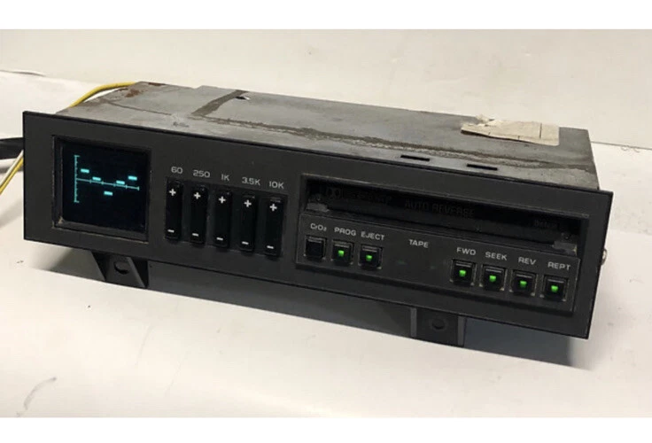 88-94 Chevy GMC equalizador de fábrica cassete suburbano Silverado Tahoe preto BOTÃO - Imagem 3 de 4