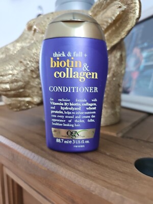 OGX Thick & Full + Biotin & Kollagen Conditioner 88,7 ml.   Reisegröße.