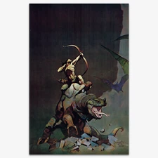 Vintage Print 44- Jongor Fights Back