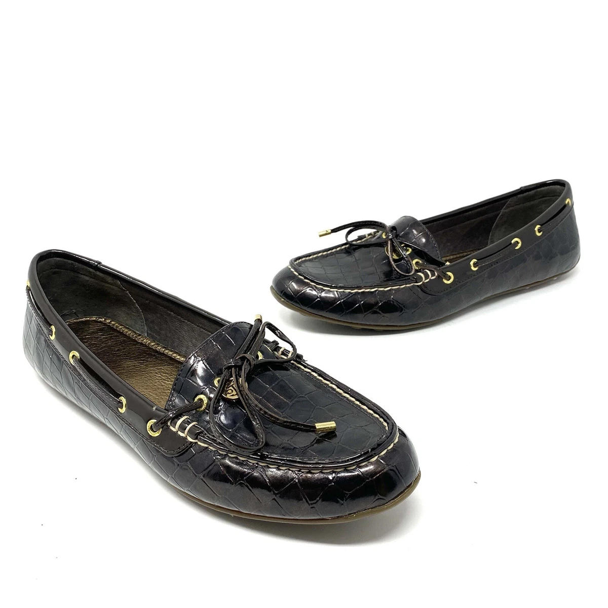 Patent leather best sale sperrys