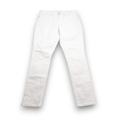 Levis Women's 511 Shaping Skinny White Stretch Jeans size W32 x L30