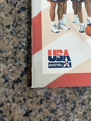 USA Basketball 1996 Dream Team Tour Commemorative Game Program