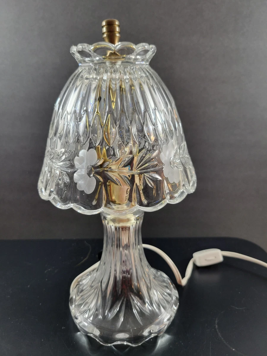 Princess house crystal lamp deals