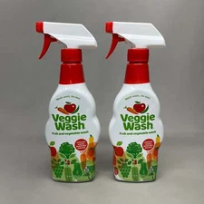 VEGGIE WASH 2-PACK! Fruit and Vegetable Produce Wash Soap 16 fl oz. E R81111 (Ne