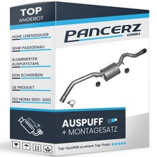 Endschalld&auml;mpfer f&uuml;r MERCEDES-BENZ W169 A170 A180 A200 1.7 2.0 2004-2012 Auspuff