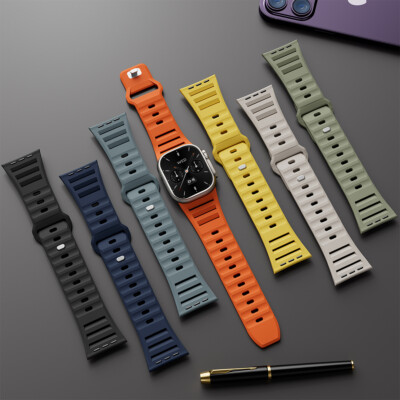 Silicone Sport Band For Apple Watch Series 11 10 9 87SE6 iWatch Ultra 49mm Strap