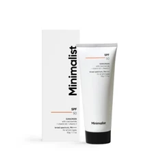 Minimalist Sunscreen SPF 50 PA++++, No White Cast & Lightweight, Non-Greasy, 50g