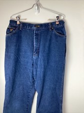 Vintage Wrangler Jeans Women's 18 No Fault Denim Mom High Rise 70s/80s USA Made