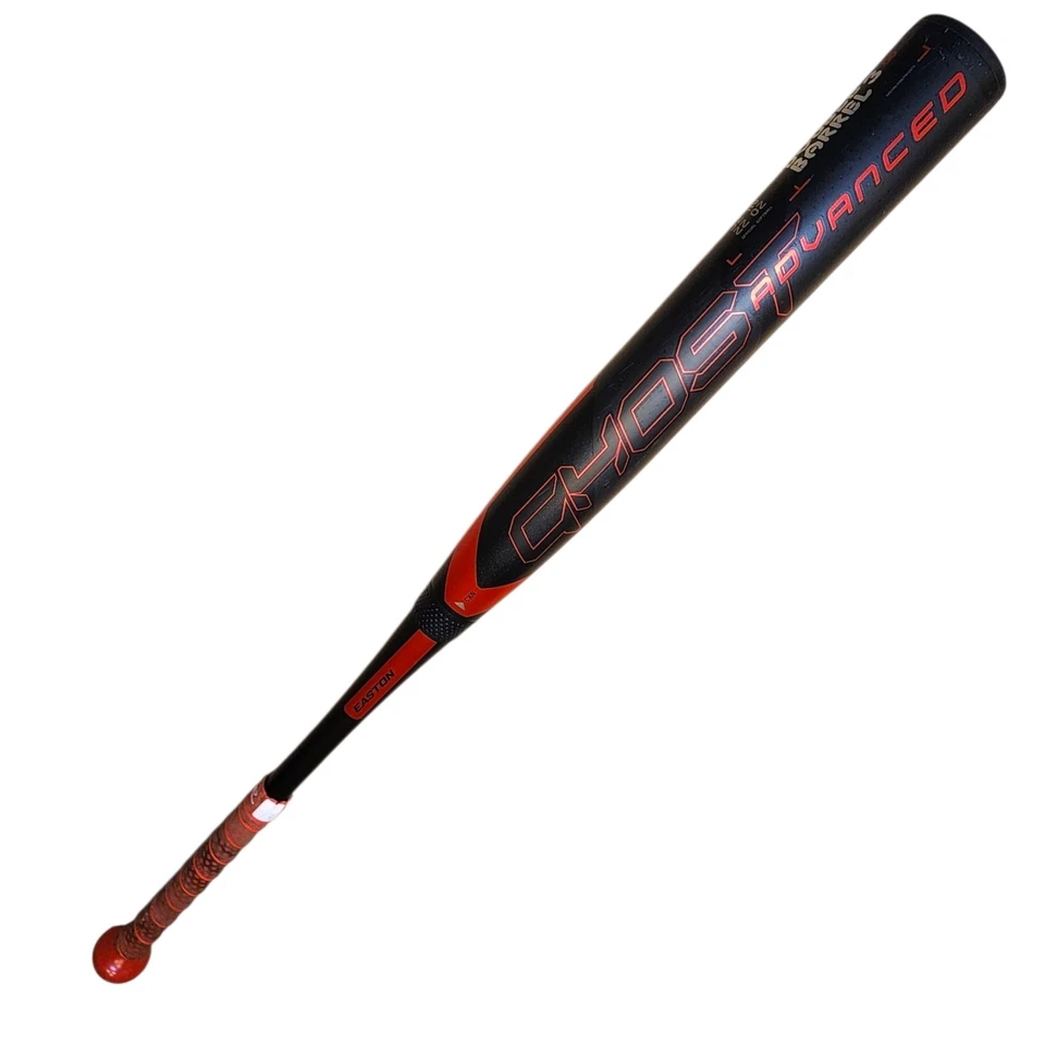 Bate de softbol Easton Ghost Advanced 32 pulgadas/22 oz Drop-10 negro rojo *grieta* Foto 3 de 4