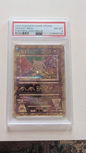 Pokémon TCG 2000 Ancient Mew Movie Promo Holo Card PSA 8