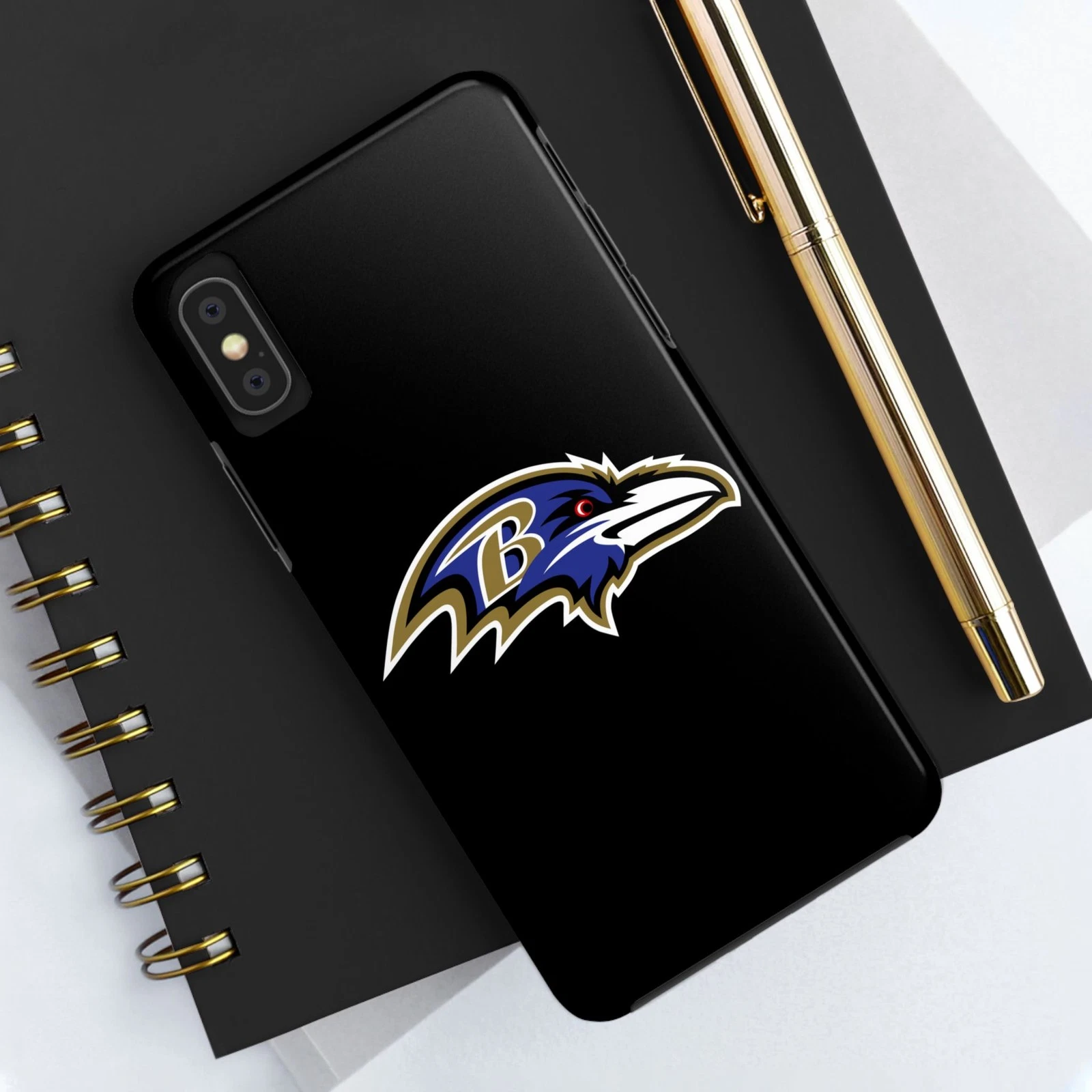 Baltimore Ravens Phone Case for iPhone Durable Football Fan Style