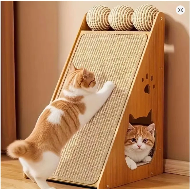 Durable Hemp Rope Cat Scratching Board Rabbit Pad Sofa Protector No Mess