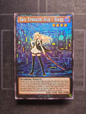 Sky Striker Ace Raye - Extended Art - Secret Rare Full Overframe BLTR Alternate
