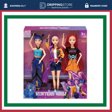 K-POP DEMON HUNTERS RUMI MIRA ZOEY ACTION FIGURE COSPLAY SET 