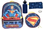 Superman 16-Inch Backpack Set – 5-Piece Kids School Bundle with Lunch Bag