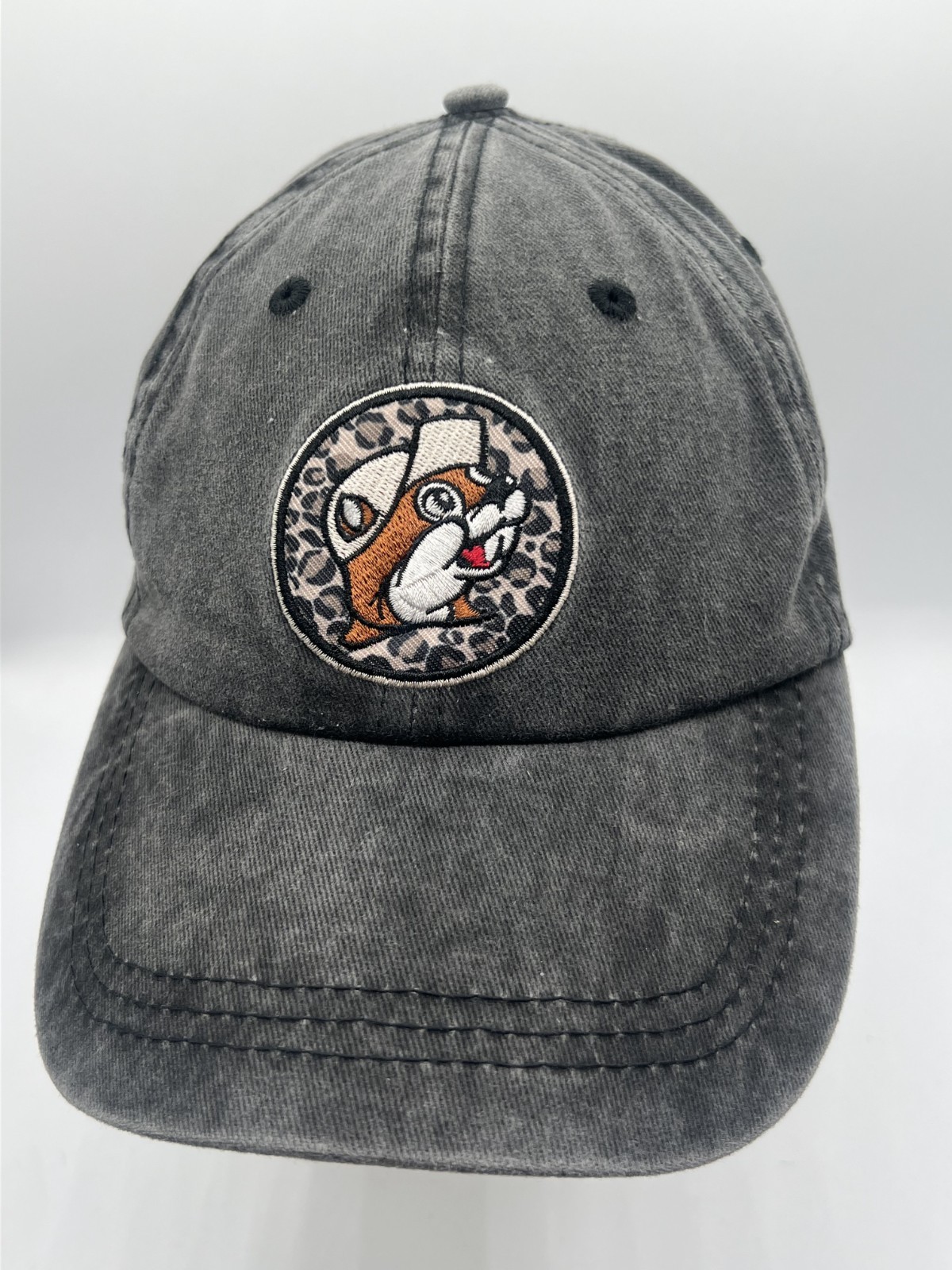BUC-EES Hat Cap Beaver Leopard Patch, adjustable … - image 1