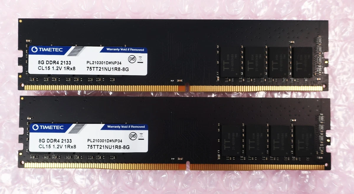 PC4-17000 (DDR4-2133) Bus Speed 16 GB Total Capacity DDR4 SDRAM