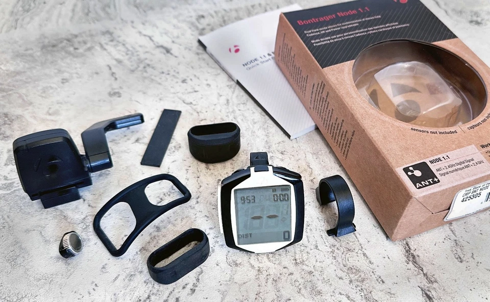 Bontrager Node 1.1 Cycling Computer + Speed-Cadence Sensor + HR Chest Strap Used - Image 3 of 4