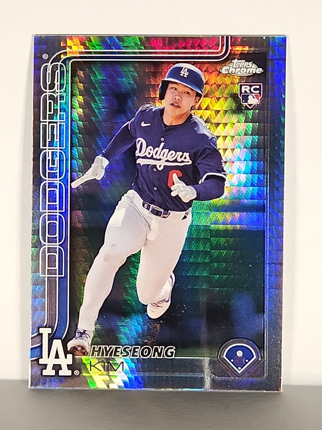 2025 Topps Chrome - Hyeseong Kim #152 Prism Refractor (RC)