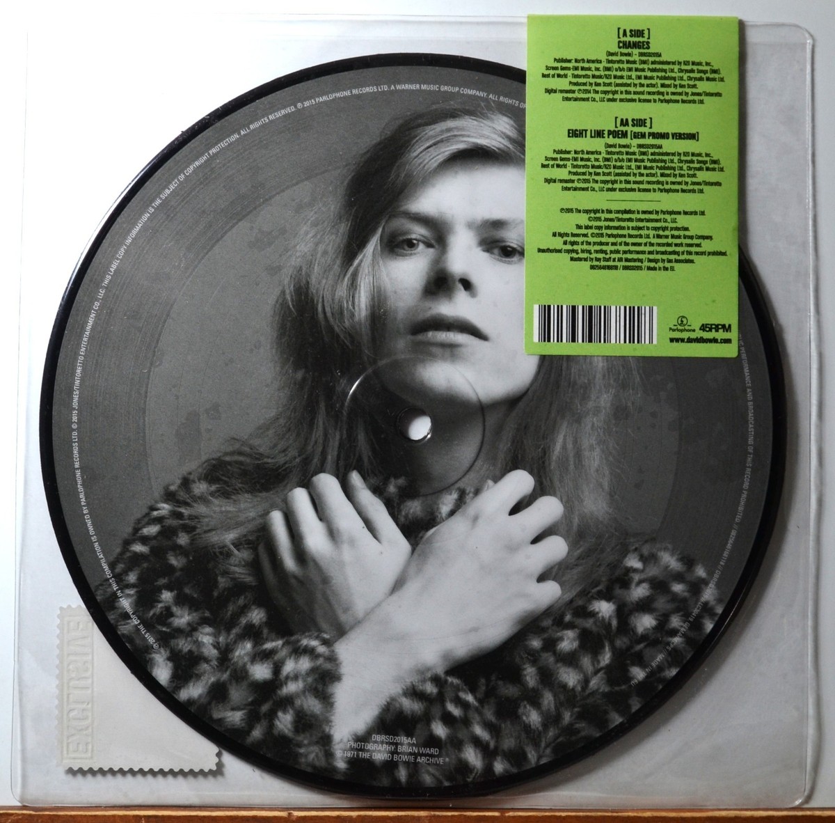 David Bowie Changes Picture Disc RSD 2015 SEALED NEW 45 7