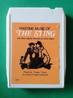 RAGTIME MUSIC featured In ''The Sting'' Altone 1553  8 Track Tape