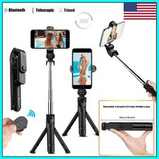 Selfie Stick Tripod with Bluetooth Remote Portable for iPhone and Android Phones
