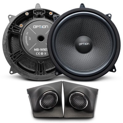 Lautsprecher für Mercedes Sprinter W907 (W910/VS30) | Plug & Play | OPTION
