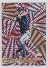 2019 Panini Elite Extra Edition Aspirations Red 55/150 Mason Englert #143 02d2