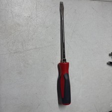 Snap-on Tools USA  3/8" Tip Hard Grip Flat Head Screwdriver SGD8 Red Gray