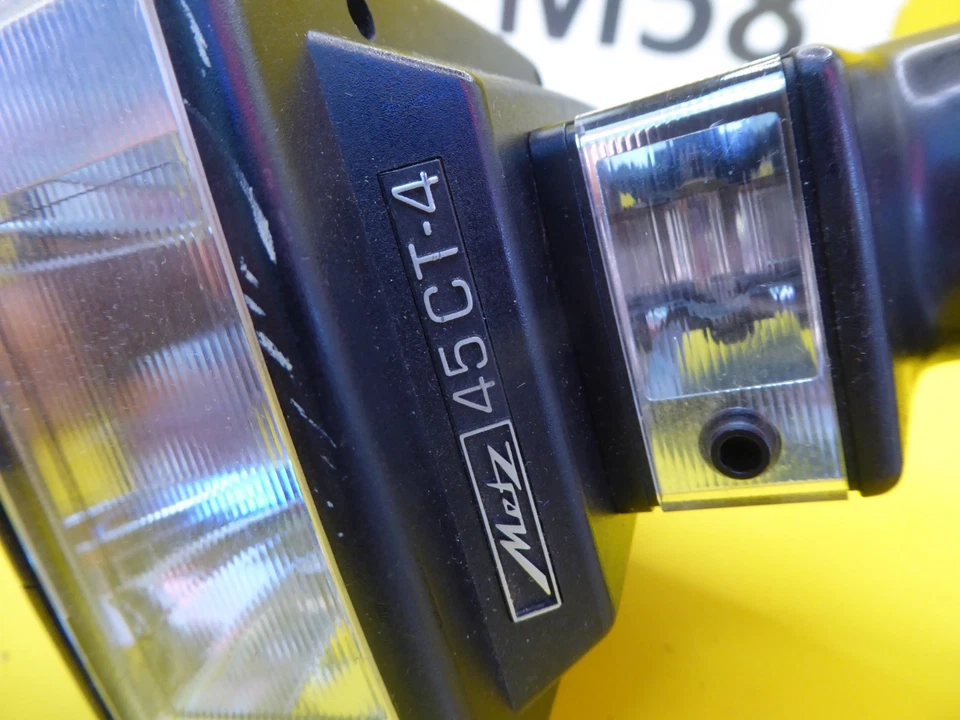 Metz 45 CT-4 Hammerhead Flash Gun refm WORKING WELL FULLY TESTED s/p - Image 4 of 4