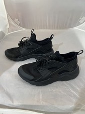 Nike Air Huarache Run Ultra GS Triple Black 847569-004 Youth Sz 5Y