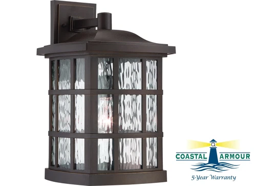 Quoizel Stonington Outdoor Wall Sconce, 1-Light 150 Watts, Palladian Bronze - Picture 1 of 1