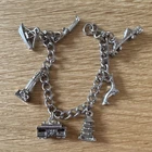 Vintage San Francisco Travel Charm Bracelet 1970’S Retro Costume Jewelry