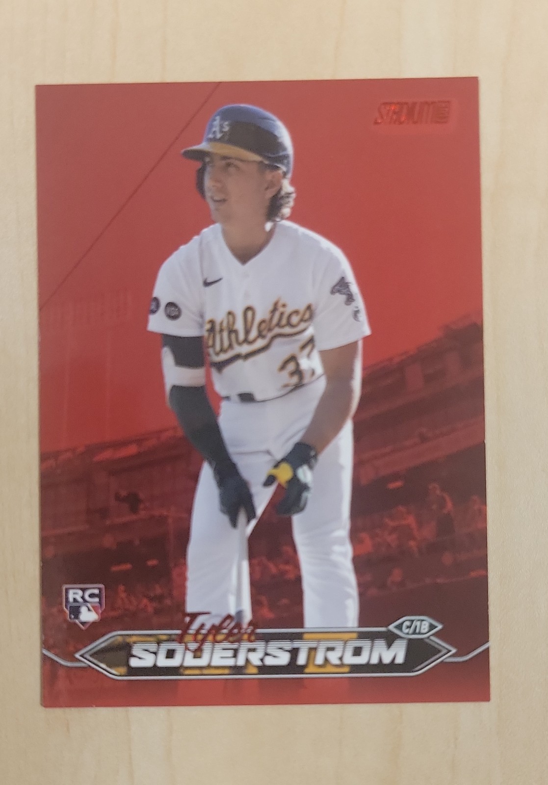 2024 Topps Stadium Club - Tyler Soderstrom #215 Red Foil (RC)