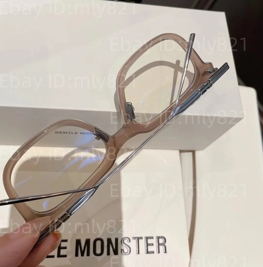 GentleMonster Sunglasses Zin BRC9 Brown titanium Frame Clear