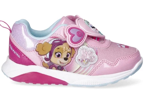 Paw Patrol Toddler Girls Light Up Sneakers With On/Off Power Button, Size 7/New - Picture 4 of 11