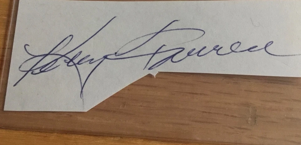 Kerby Farrell Boston Braves CWS Indians Signed Autograph Album Page Cut Sig - Image 2 of 2