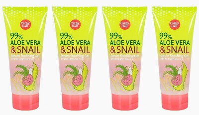 4x Cathy Doll KARMART 99% Aloe Vera Snail Serum Soothing Gel Reduce Wrinkles 60g