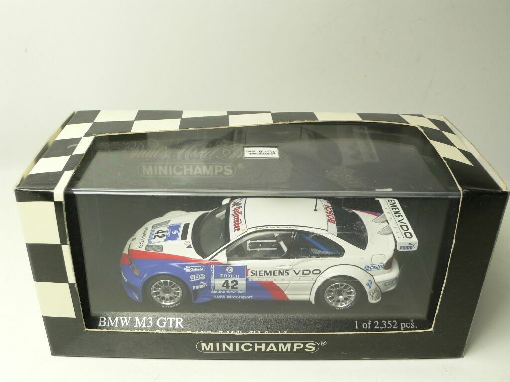 BMW M3 GTR #42 ADAC 24 Hours 2004 D & J Muller Stuck Lamy 1/43