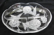 Home Beautiful Meadow Melody WY049/345 Divided Relish 12" New in Box w/Sticker