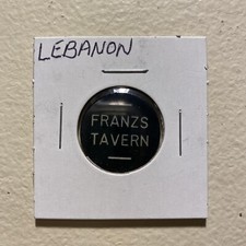 Franzs Tavern Lebanon PA Good For $1 In Trade Token. Our # C653