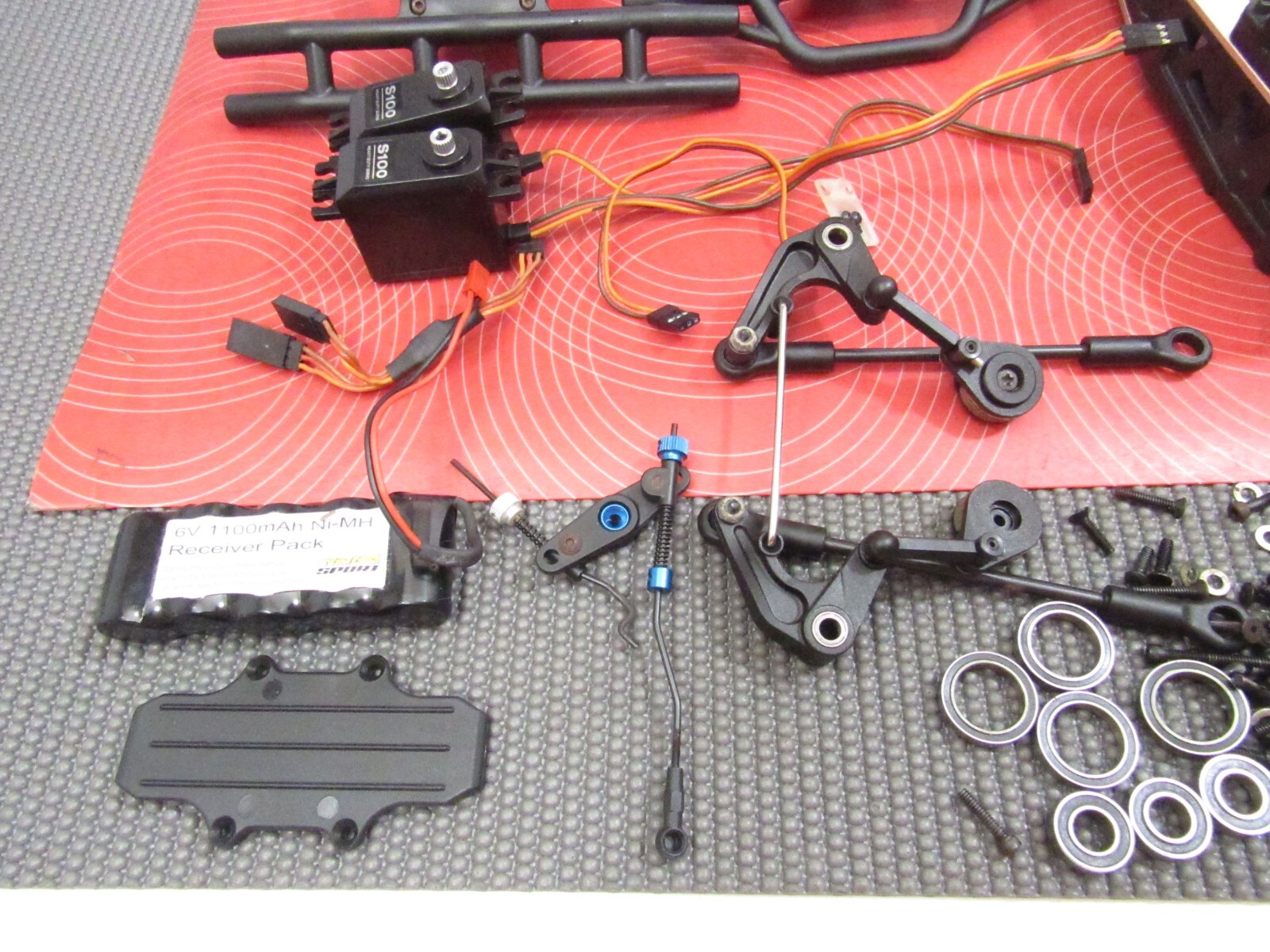 Losi LSTXXL Nitro 1/8 RC Monster Truck Parts Lot, Chassis,