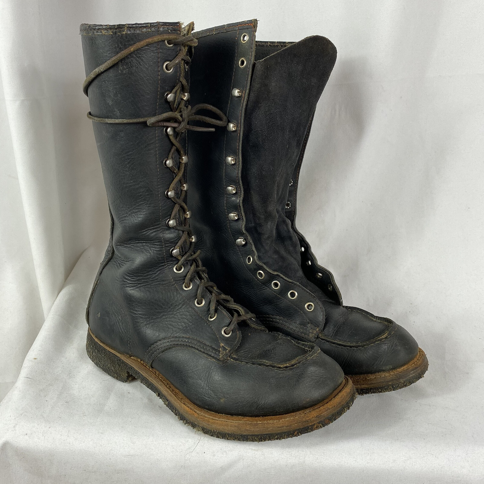 Vintage 1950s Military Jump Boots Size 