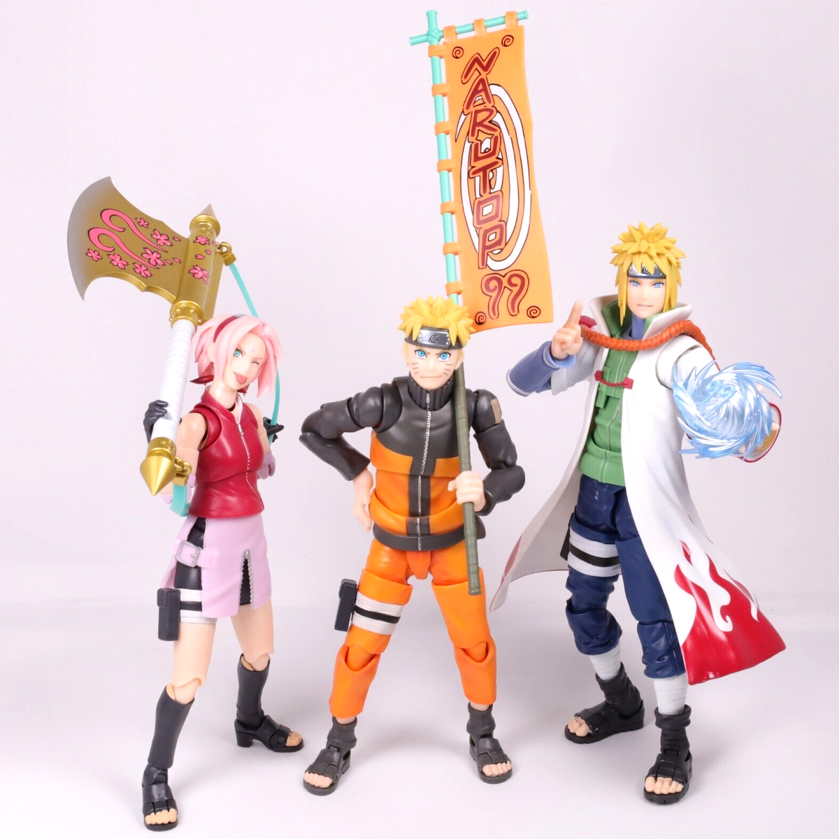 S.H.Figuarts Naruto & Sakura Haruno & Minato Namikaze -NARUTOP99