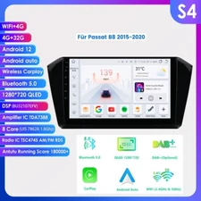 Android Auto CarPlay GPS for VW Passat B8 2015-2020 Multimedia Radio Stereo DSP