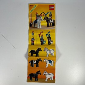 Vintage (Manuel Only) Lego 6021 Lego Knight Tournament Rider Instructions